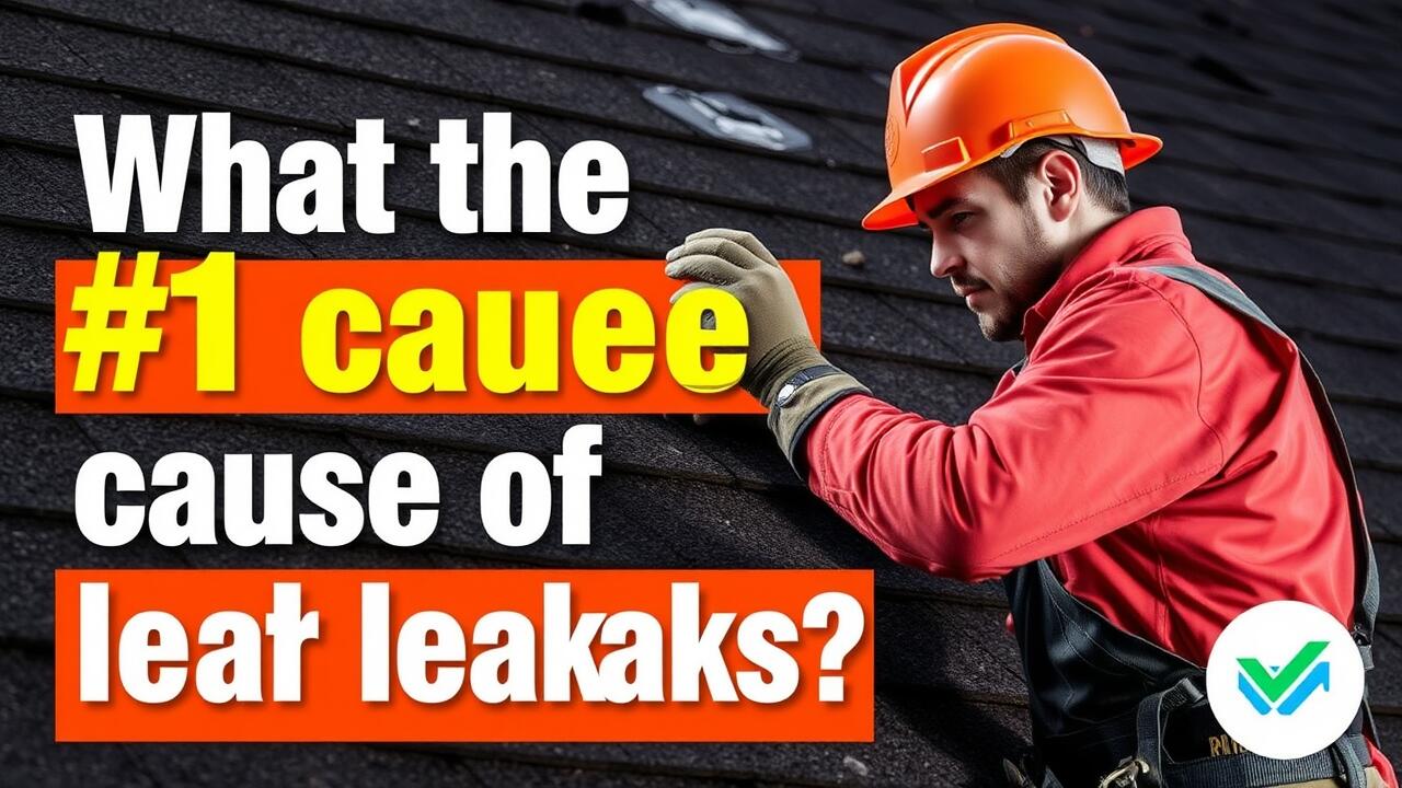 What is the #1 cause of roof leaks?