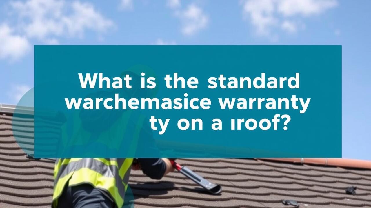 What is the standard workmanship warranty on a roof?